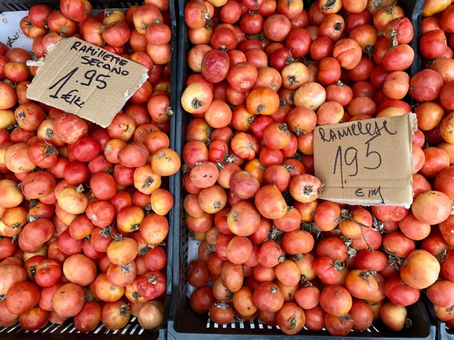 Tomaten auf dem Markt in Binissalem