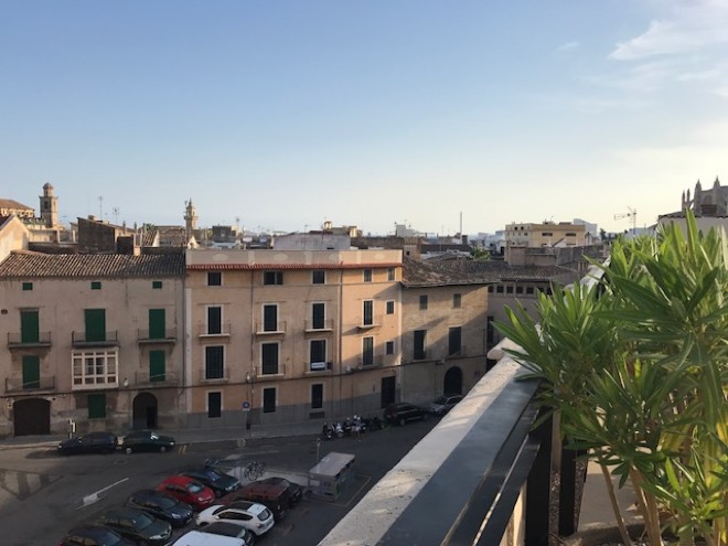 Ausblick vom Dach des Sant Francesc Hotel