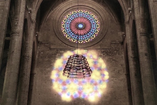 magische Acht in der Kathedrale von Mallorca