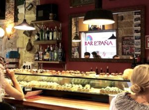Die Theke in der Bar Espana