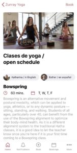 Yoga Studio ZUNRAY in Palma de Mallorca hat eine eigene App