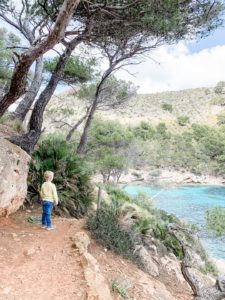 Blick auf die Cala Murta auf Mallorca