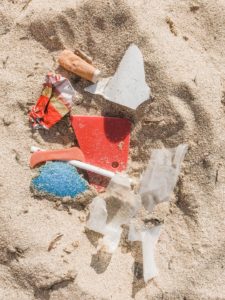 Müll am Strand von Mallorca